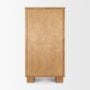 71919 - Carmel 2-Door Tall Cabinet | 78" | Raffia w/ Brown Wood