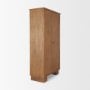 71919 - Carmel 2-Door Tall Cabinet | 78" | Raffia w/ Brown Wood