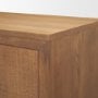 71920-AB - Carmel Writing Desk | Raffia w/ Brown Wood