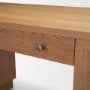 71920-AB - Carmel Writing Desk | Raffia w/ Brown Wood