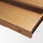 71920-AB - Carmel Writing Desk | Raffia w/ Brown Wood