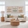 71633 - Tulum White-Washed Wood Parquet Decorative Box Set