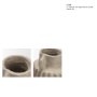 71560 - Jiya 12" Natural Ardi Paper Mache Double Handle Pot