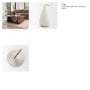 71561 - Pera Small White Marble Pear Decorative Object