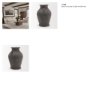 71564 - Creta Black Terracotta Double Handle Vase