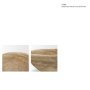 71567 - Samar Beige Paper Mache Decorative Bowls