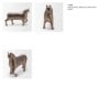 71643 - Marengo Antiqued Brass Metal Decorative Horse Object