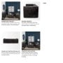 68092 - Stinson II 91" Black Leather Three Seater Sofa